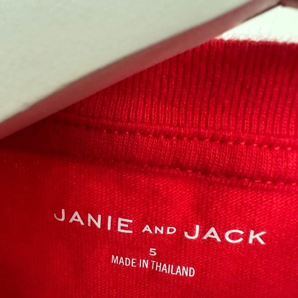 Janie and Jack Red 'B Mine' Kids Shirt - Picture 3 of 4